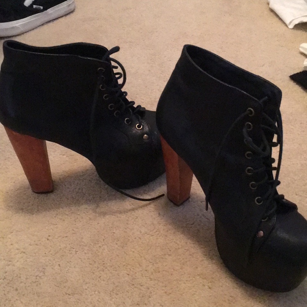 Jeffrey Campbell Lita bootie pumps
